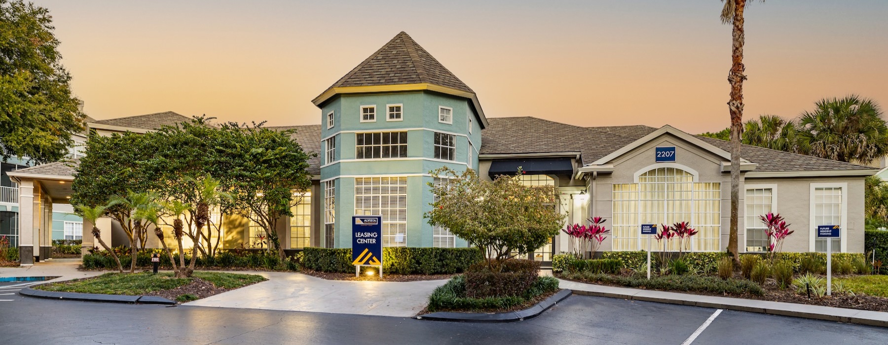 a road with buildings along it